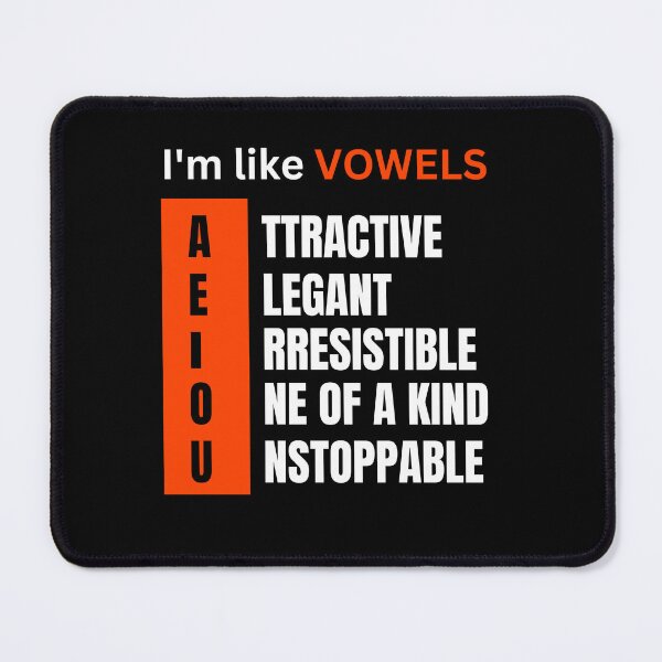 Item preview, Vowels self love designed and sold by rebuZZ-Apparels-The Minimalistic Buzz.
