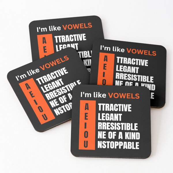 Item preview, Vowels self love designed and sold by rebuZZ-Apparels-The Minimalistic Buzz.