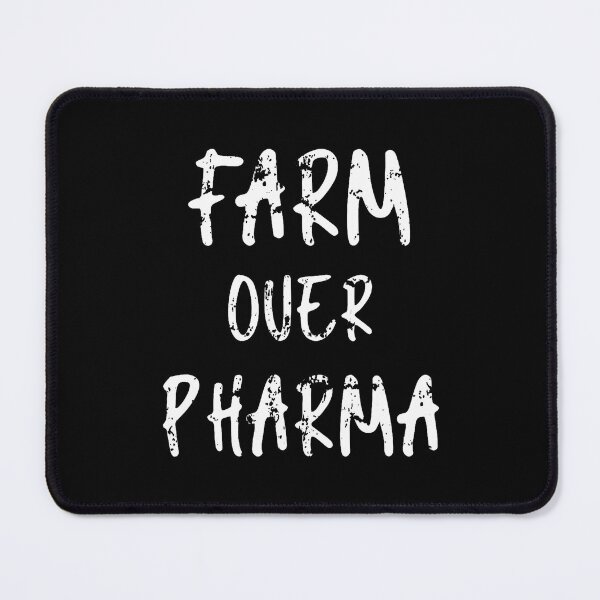 Item preview, Farm Over Pharma Farmer Vegetables Nutritionist Health Coach designed and sold by KristinCleo.