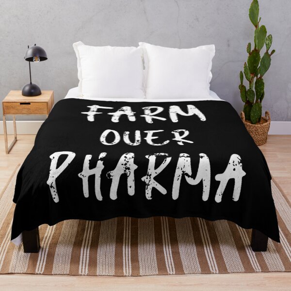 Item preview, Farm Over Pharma Farmer Vegetables Nutritionist Health Coach designed and sold by KristinCleo.
