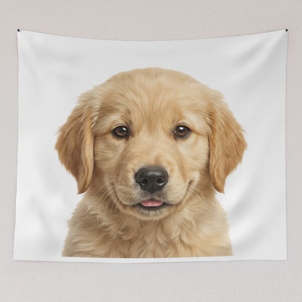 Item preview, Cute Golden Retriever puppy – Happy Puppy (tongue out) designed and sold by DAGHO.