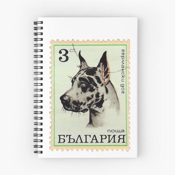 Item preview, Black Dog Russian Vintage Postage Stamp designed and sold by red-amber65.