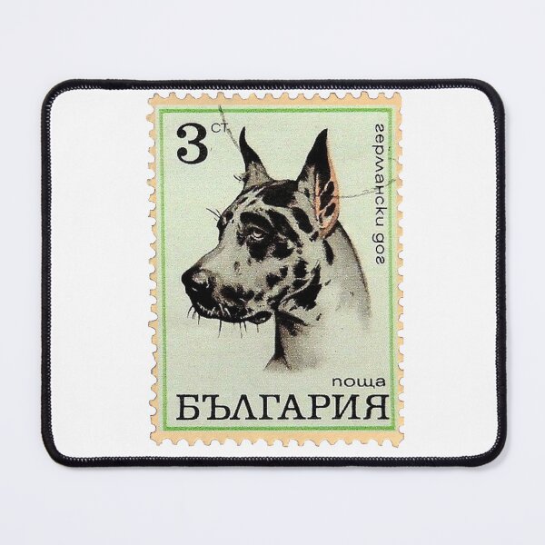 Item preview, Black Dog Russian Vintage Postage Stamp designed and sold by red-amber65.