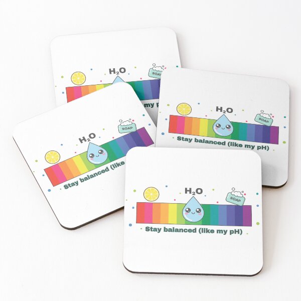 Item preview, Cute pH Scale Chemistry Design Stay Balanced designed and sold by mateuszwrz.