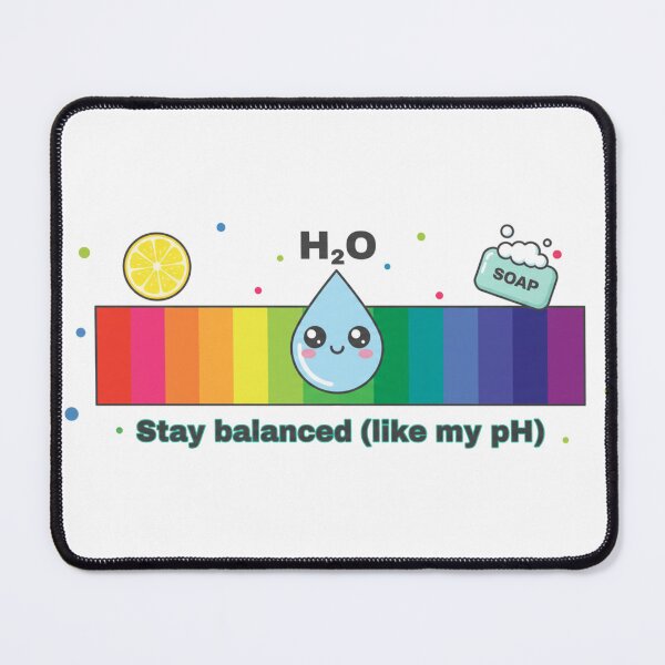 Item preview, Cute pH Scale Chemistry Design Stay Balanced designed and sold by mateuszwrz.