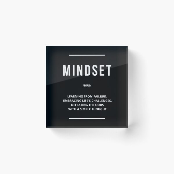 Item preview, MINDSET – Minimalist Motivational Quote Poster designed and sold by younessepoli.