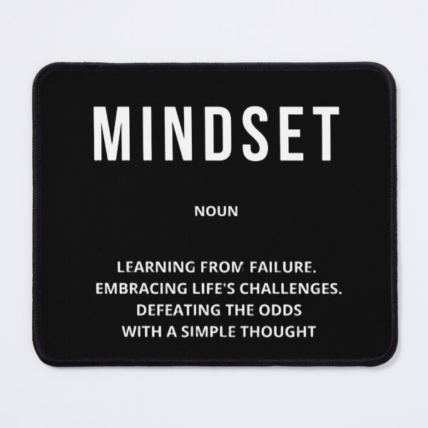 Item preview, MINDSET – Minimalist Motivational Quote Poster designed and sold by younessepoli.