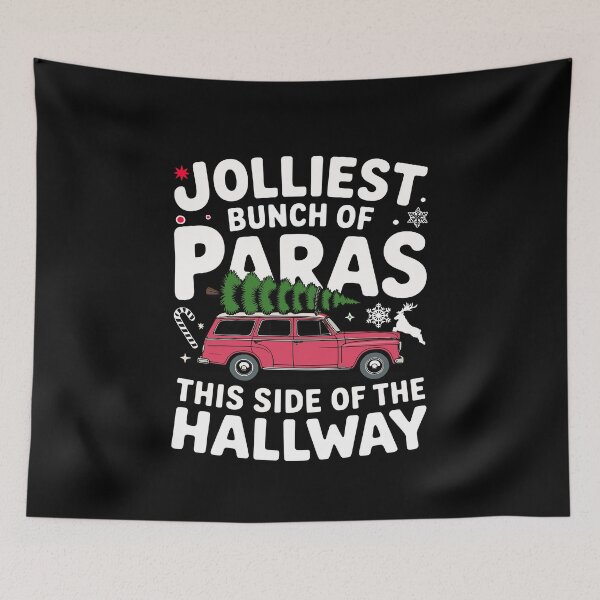 Item preview, Christmas Para Shirt : Jolliest Bunch Of Paras This Side Of The Hallway, Para professional, Para Crew Xmas designed and sold by Merchall  store.