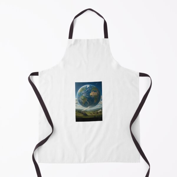 Item preview, Earth Hanging Over Vintage Village designed and sold by Graphic Grove.