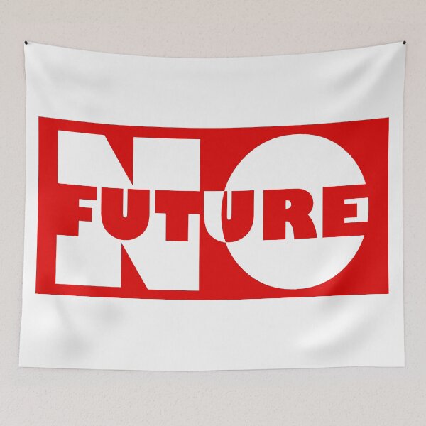 Item preview, No future - Anarchist slogan designed and sold by BeJahMan.