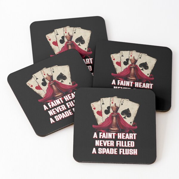 Item preview, Never Filled A Spade Flush Card Game Poker Card Player designed and sold by CleoRoseanna.