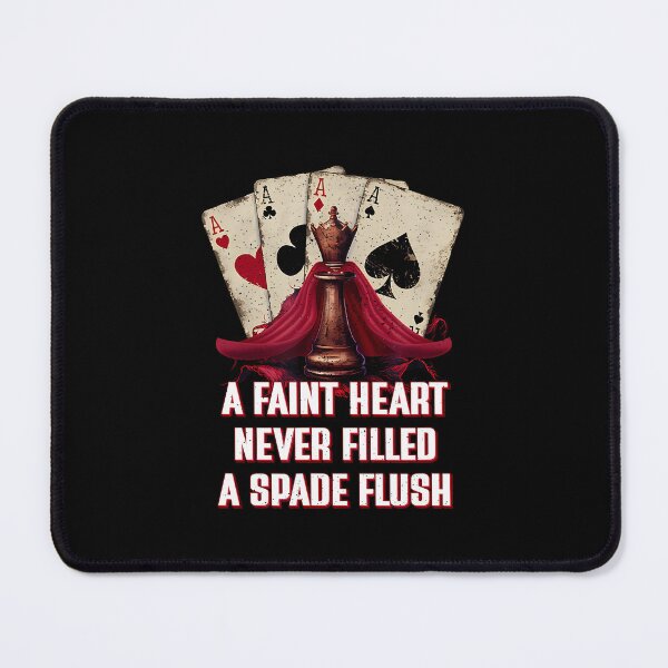Item preview, Never Filled A Spade Flush Card Game Poker Card Player designed and sold by CleoRoseanna.