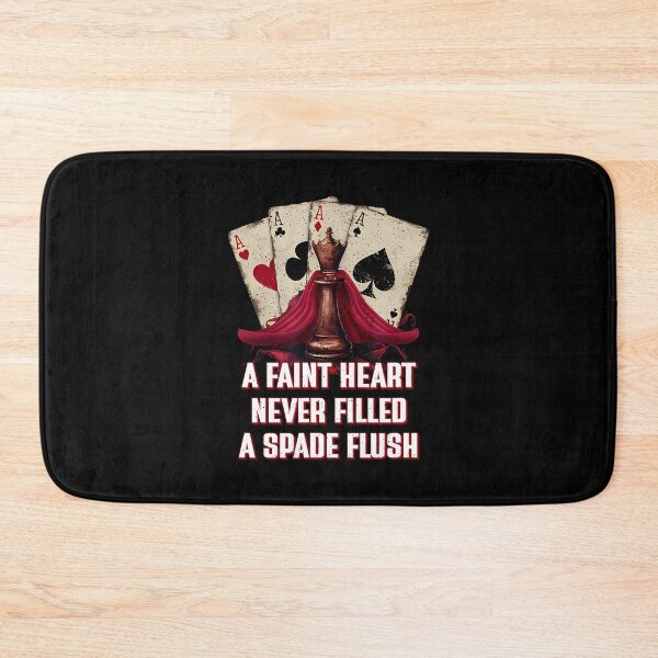Item preview, Never Filled A Spade Flush Card Game Poker Card Player designed and sold by CleoRoseanna.
