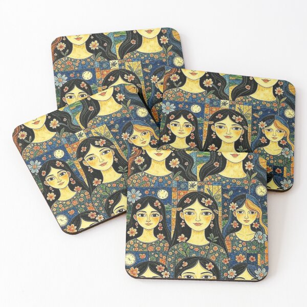Item preview, Art nouveau, rich colour, beautiful, modernity  designed and sold by Grimtruths.
