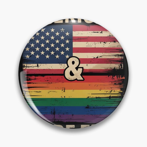 Item preview, LGBTQ Lesbian Gay Pride 4th of July American Rainbow Flag  designed and sold by Belkisallen.