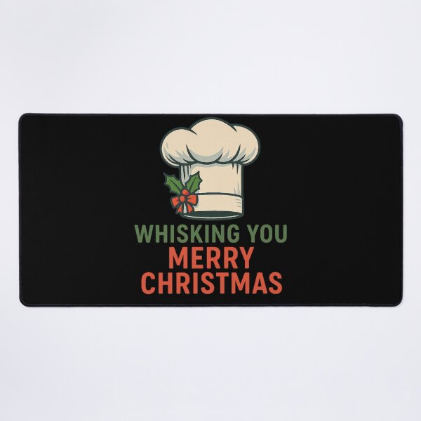 Item preview, Whisking You Merry Christmas - Funny Chef Baker Holiday designed and sold by PunchDrop.