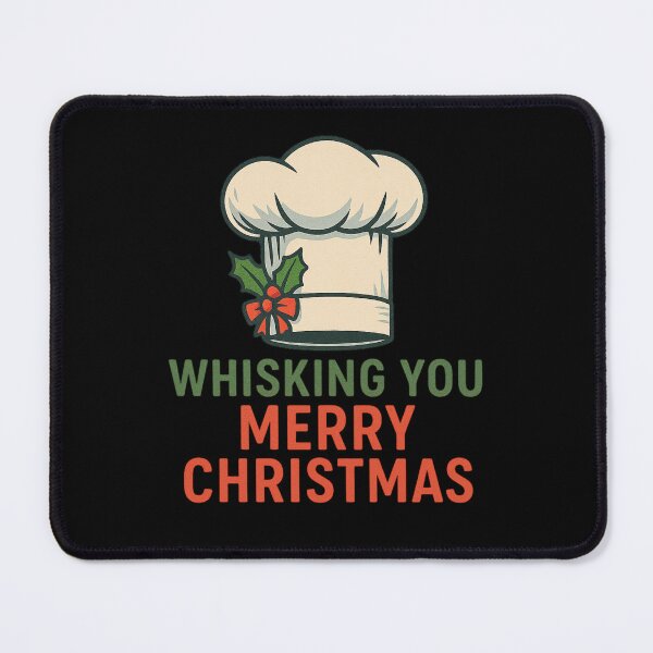 Item preview, Whisking You Merry Christmas - Funny Chef Baker Holiday designed and sold by PunchDrop.