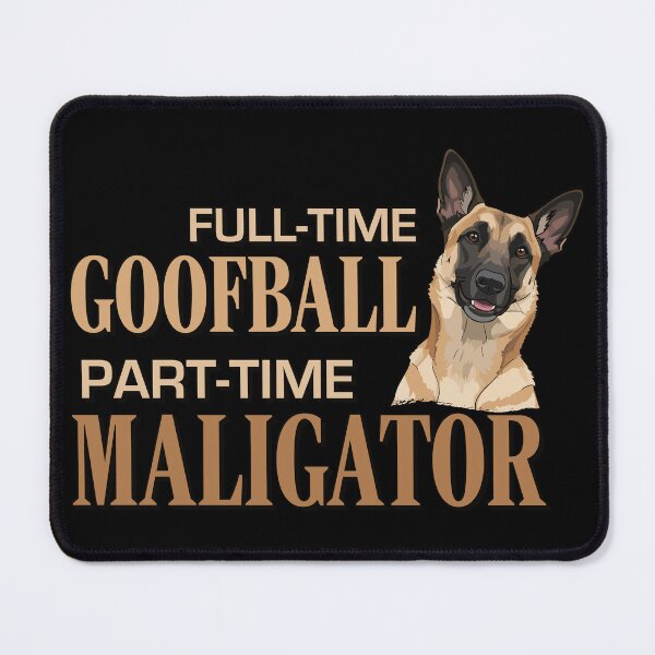 Item preview, Belgian Malinois - Goofball Maligator designed and sold by k9printart.