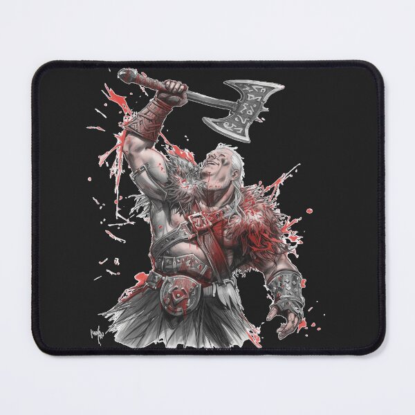 Item preview, Blood Axe Berserker – Viking Warrior T-Shirt Design designed and sold by Mythic Tide.