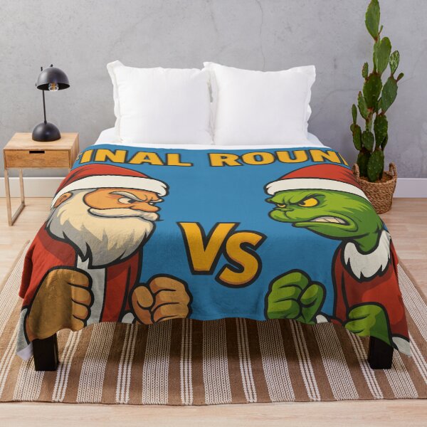 Item preview, Santa vs Grinch Final Round - Christmas Battle Fighting Game Style designed and sold by charlypicazo.
