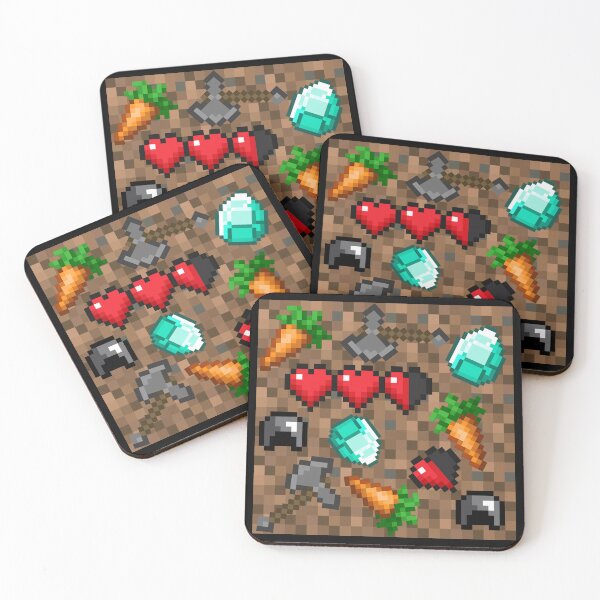 Item preview, Pixel Loot Pack – Hearts, Diamonds & Tools designed and sold by EniShiju.
