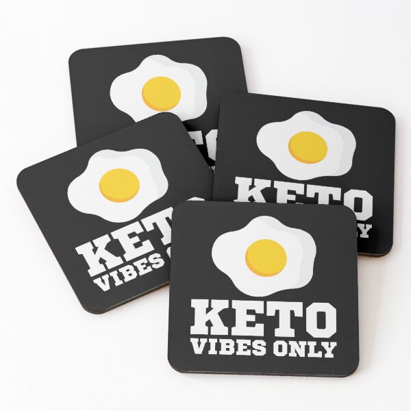 Item preview, Egg Keto Vibes Only – Minimalist Low Carb Design – Keto Lifestyle Art designed and sold by Suzy Perez Art.