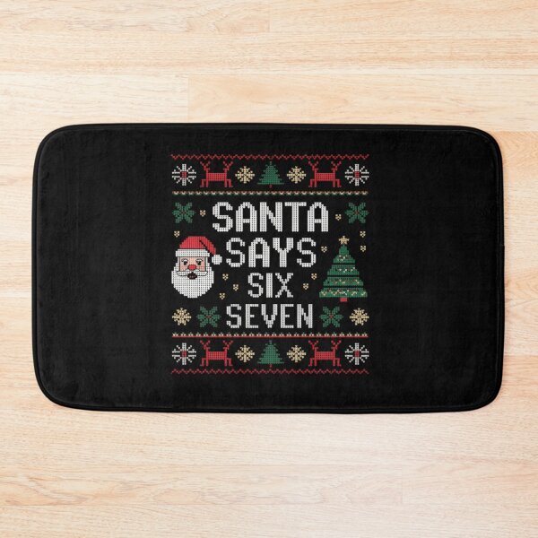 Item preview, Santa Claus Holiday Six Bruh Happy Seven Says Retro Santa designed and sold by ChadnoSmith.