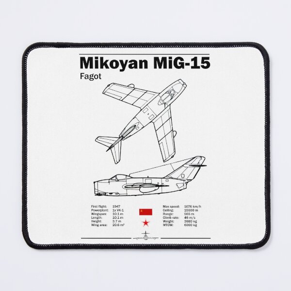 Item preview, Mikoyan MiG-15 "Fagot" Blueprint Poster designed and sold by Justinian Matieu.