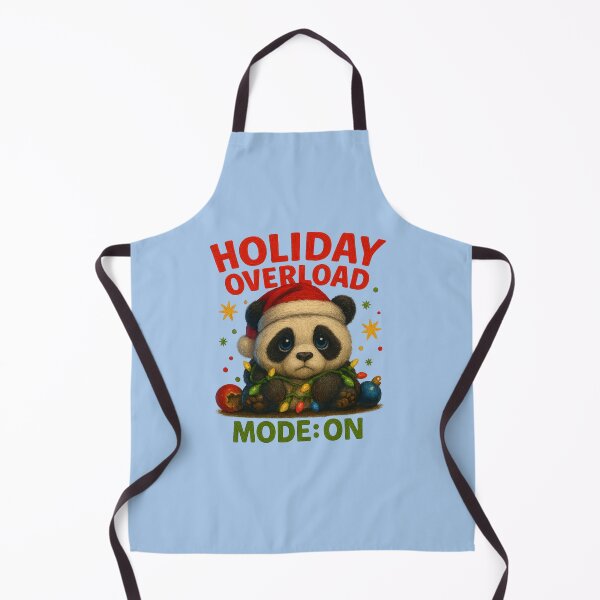 Item preview, Holiday Overload Christmas Panda Art designed and sold by Liv Solara.