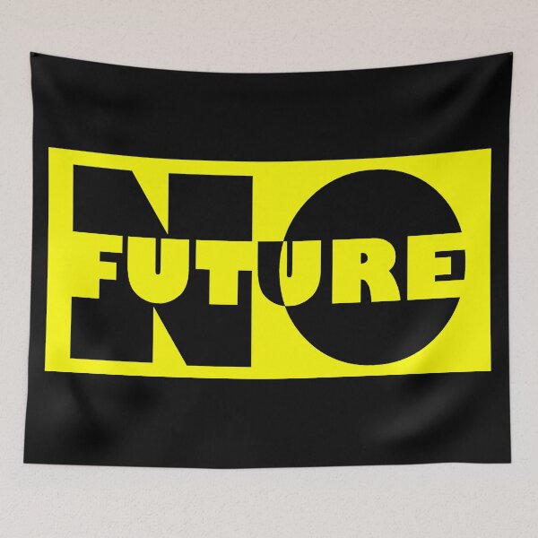Item preview, No future - Anarchist slogan designed and sold by BeJahMan.