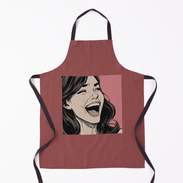 Item preview, Joyful Burst: Close-up Laughing Woman Comic Art designed and sold by casualnature.