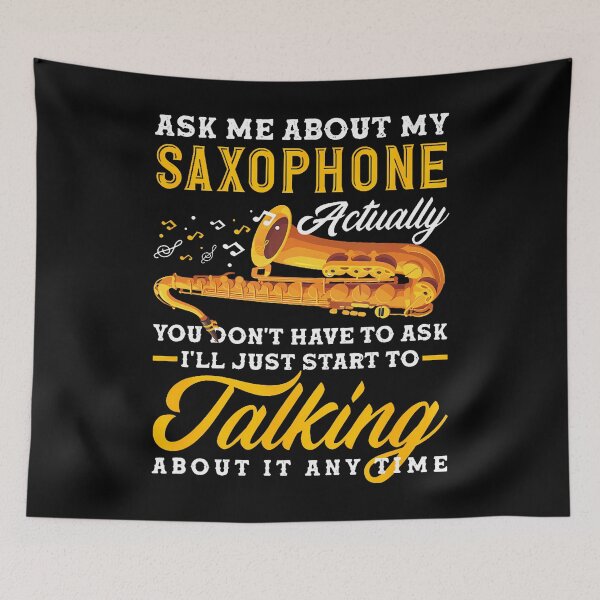 Item preview, Ask Me About My Saxophone Sax Saxophonist designed and sold by TamaraIrma.