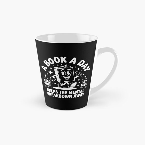 Item preview, Book A Day Keeps Mental Breakdown Away Reading Books designed and sold by MarianMartha.