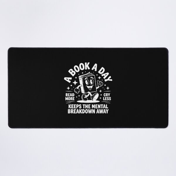 Item preview, Book A Day Keeps Mental Breakdown Away Reading Books designed and sold by MarianMartha.