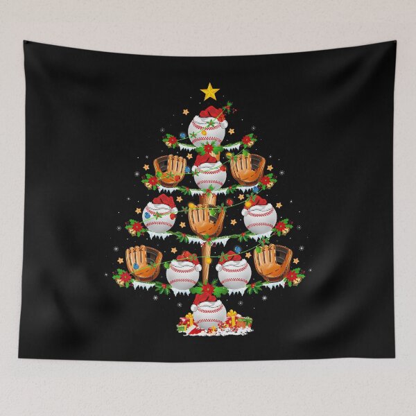 Item preview, Baseball Christmas Tree Lights Baseball Sports Player Xmas designed and sold by CleoRoseanna.