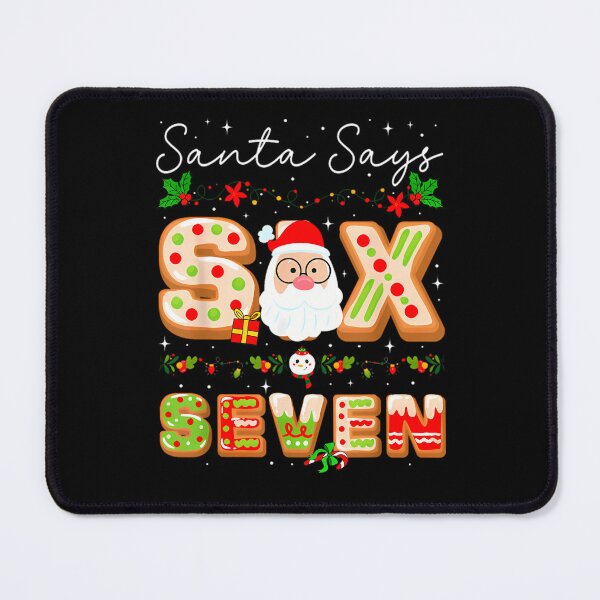 Item preview, Santa Seven Bruh Says Retro Santa Claus Six Happy Holiday designed and sold by ChadnoSmith.