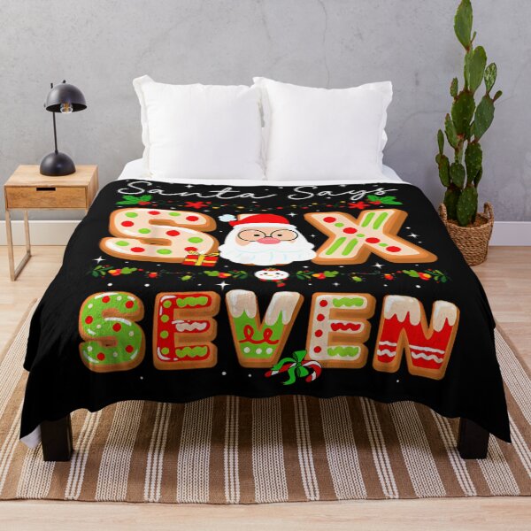 Item preview, Santa Seven Bruh Says Retro Santa Claus Six Happy Holiday designed and sold by ChadnoSmith.