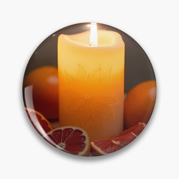 Item preview, Unique still life composition with candle and blood oranges. designed and sold by Mianku | Für das Leben.