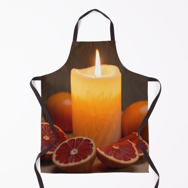 Item preview, Unique still life composition with candle and blood oranges. designed and sold by Mianku | Für das Leben.