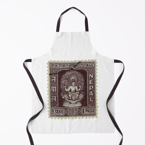 Item preview, Vintage Nepal Brown Postage Stamp designed and sold by red-amber65.