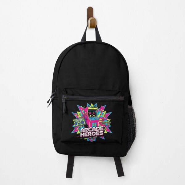 Item preview, Arcade Heroes – Neon Retro 80s Design designed and sold by Dogandesighn.