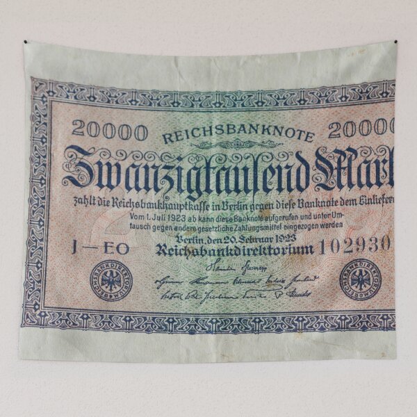 Item preview, Twentythousand mark banknote issued in 1923 in Germany designed and sold by Photopat.