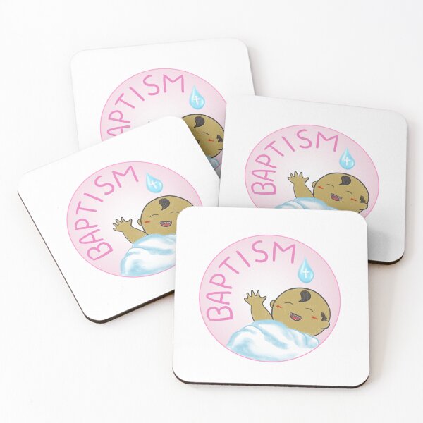Item preview, Baby Girl Baptism Card - Catholic Christening - Brown skin tone designed and sold by Jazzle Joy.