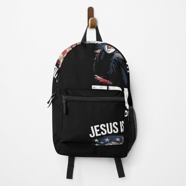 Item preview, Jesus Is My Savior Trump Is My President American Flag designed and sold by Belkisallen.