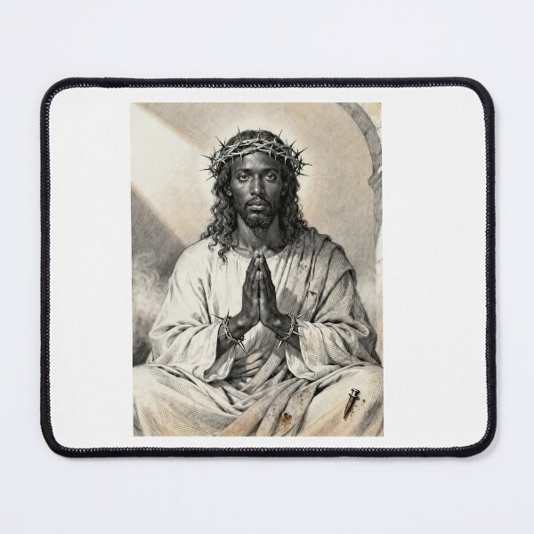Item preview, Black Jesus Christ; Cristos Negros; designed and sold by StickerApe.