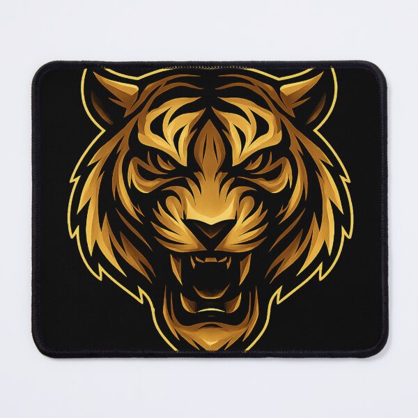 Item preview, Golden Tiger Head – Premium Streetwear Logo Design designed and sold by GoldenDreamGallery.