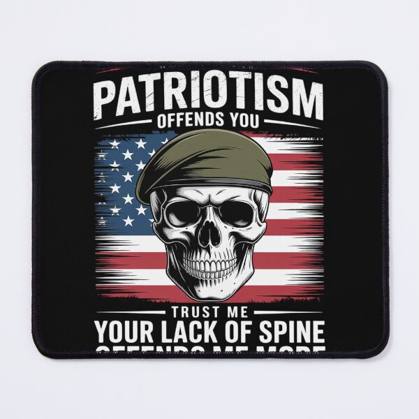 Item preview, Sorry If My Patriotism Offends You - US Flag Patriotic designed and sold by Belkisallen.
