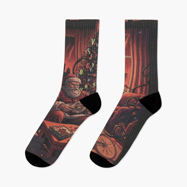 Item preview, Santa's Strange Holiday Print designed and sold by Late Theory.