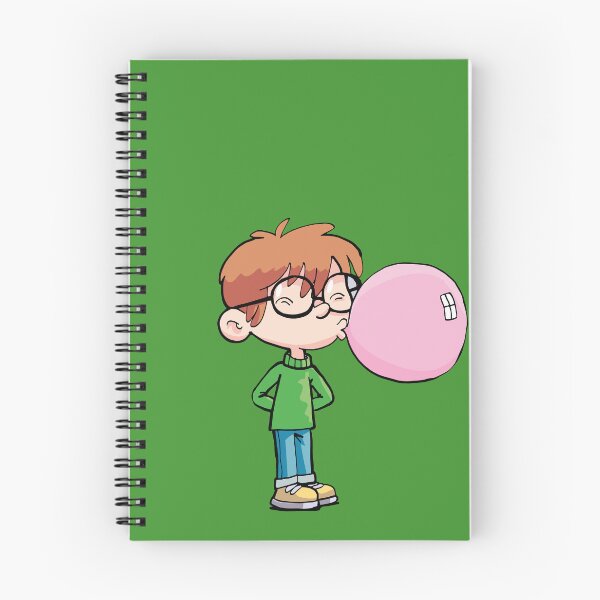 Item preview, boy with glasses blowing a bubble gum balloon designed and sold by duxpavlic.