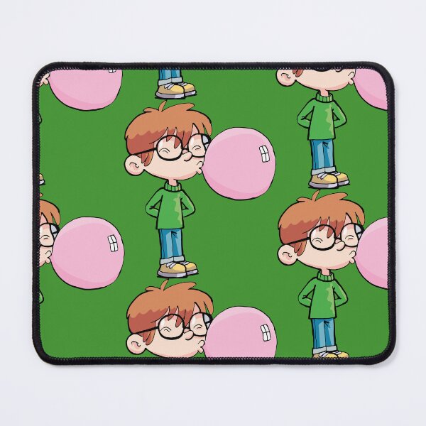 Item preview, boy with glasses blowing a bubble gum balloon designed and sold by duxpavlic.